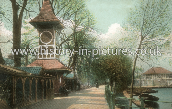 The Tower and Promenade, Central Park, Ilford, Essex. c.1908